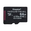 317850 1 kingston pametova karta industrial c10 64gb micro sdxc sdcit2 64gb uhs i u3 class 10 pslc karta s adapterem v30 a1