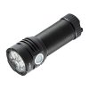380469 led dobijeci baterka 1x4000 mah hlinik cerna funkce zoom 3 druhy sviceni ipx4 usb dobijeni