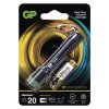 376002 2 led svitilna 1xaaa kovova cerna 20lm ck12