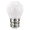 375939 led zarovka emos lighting e27 220 240v 5w 470lm 2700k tepla bila 30000h mini globe 74x45x45mm