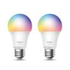 375990 led zarovka tp link tapo l530e e27 220 240v 8 7w 806lm 6000k rgb 15000h chytra wi fi zarovka 2 kusy v baleni