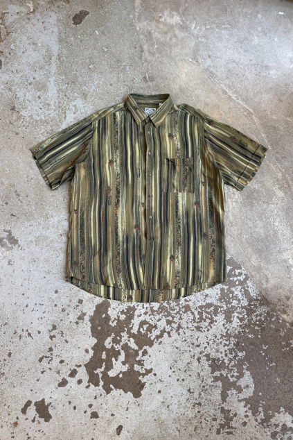 Hedvábná Vzorovaná Košile