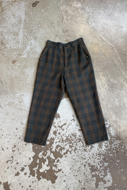 Vlněné Kárované Kalhoty