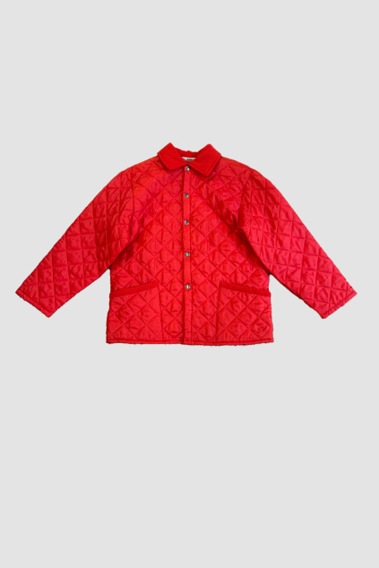 Červená Prošívaná Bunda