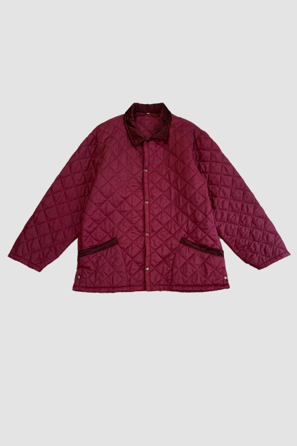 Vínová Prošívaná Bunda