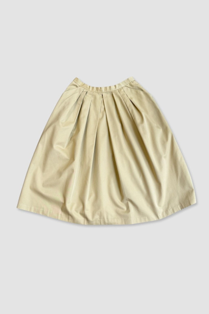 Béžová Midi Sukně