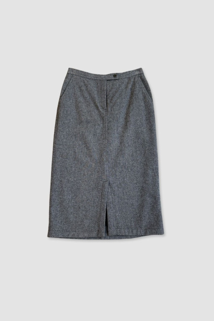 Šedá Midi Sukně Armani