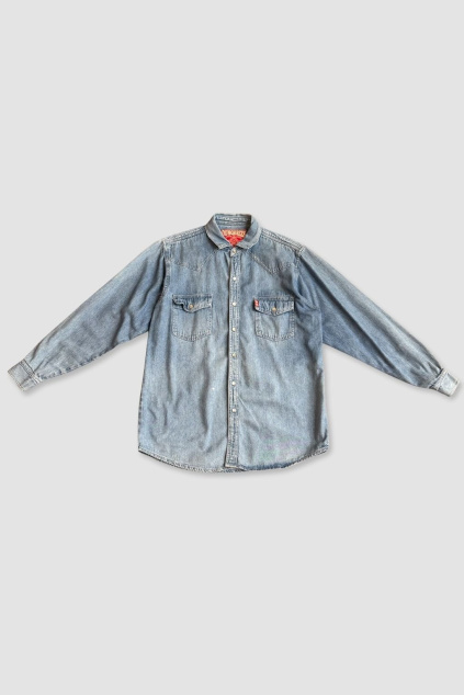 Modrá Džínová Košile