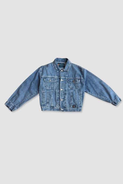 Modrá Džínová Bunda