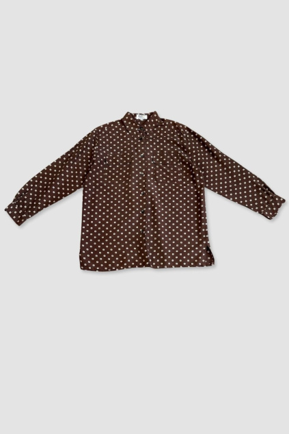 Hnědá Hedvábná Halenka