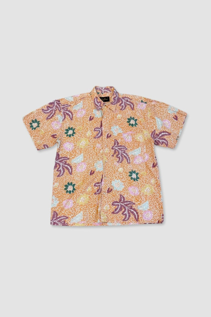 Oranžová Vzorovaná Košile