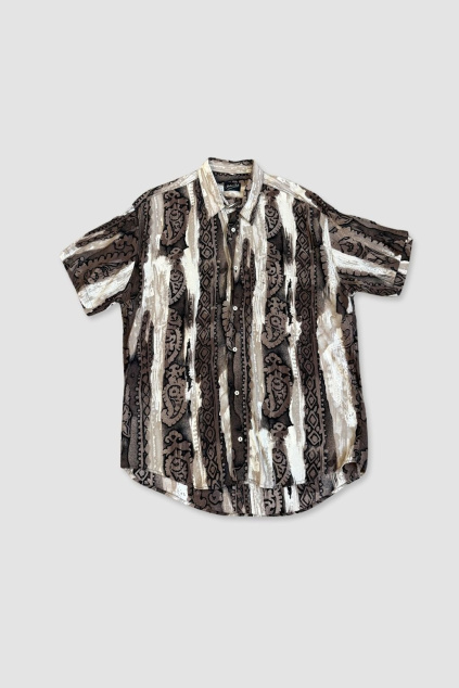 Hnědá Vzorovaná Košile