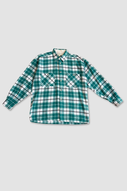 Zelená Károvaná Košile