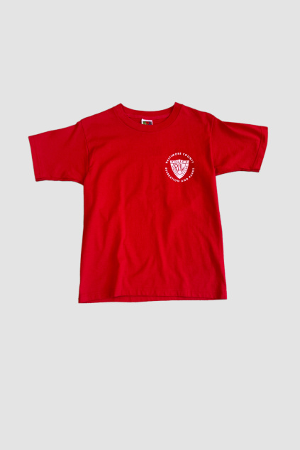 Červené Tričko s Potiskem PAL