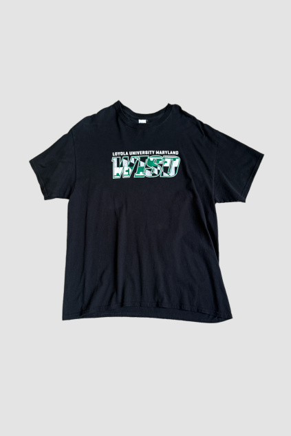 Černé tričko s potiskem