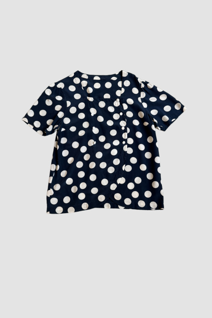 Hedvábná Puntíkovaná Halenka