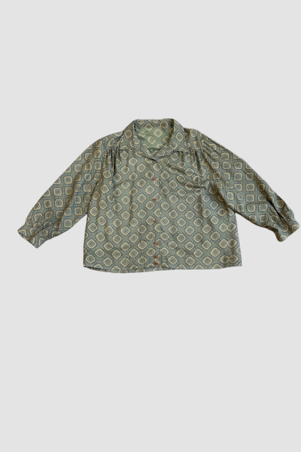 Hedvábná Vzorovaná Halenka