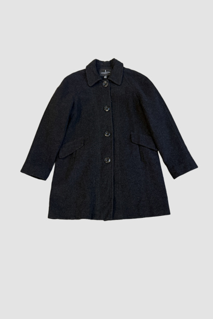 Tmavě Šedý Kabát London Fog