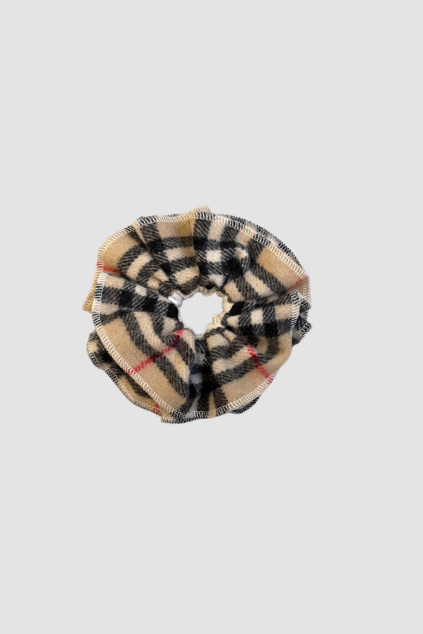 Károvaná Vlněná Scrunchie