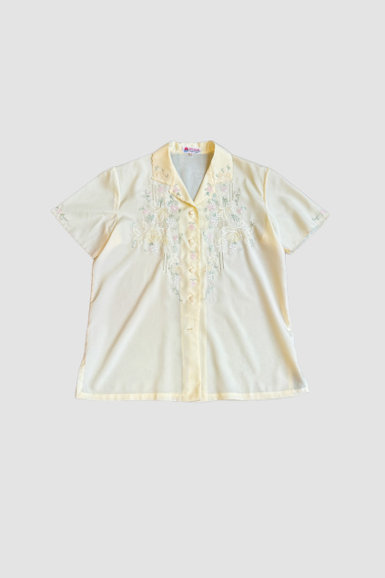 Žlutá Halenka s Výšivkami