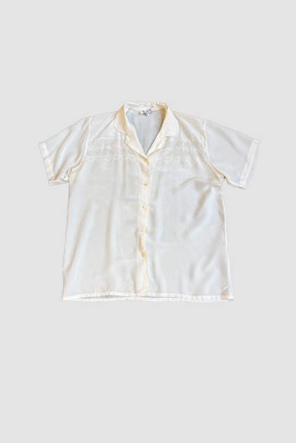 Krémová Hedvábná Halenka