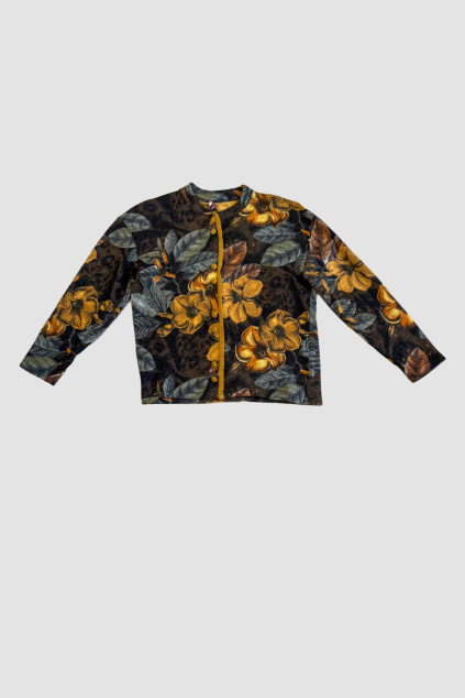 Květovaný Kardigan