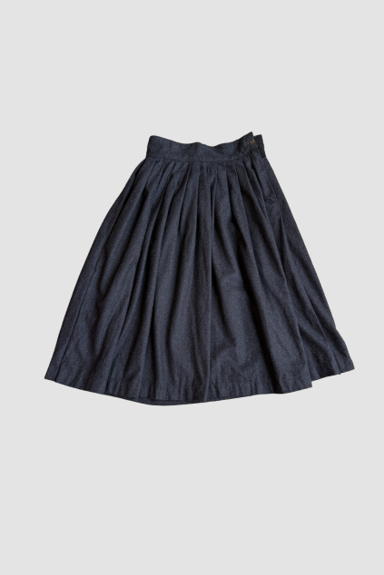 Šedá Vlněná Sukně