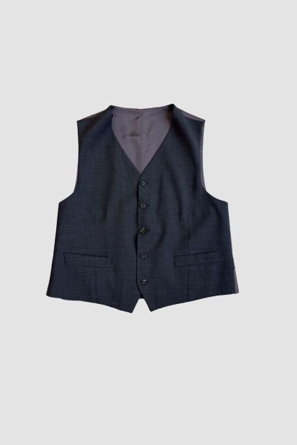 Šedá Obleková Vesta