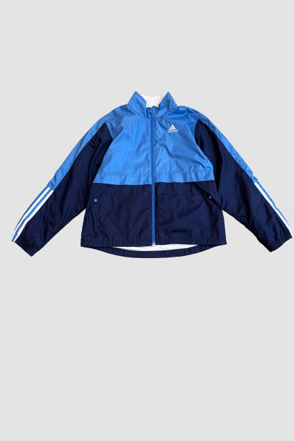 Modrá Šusťáková Bunda Adidas