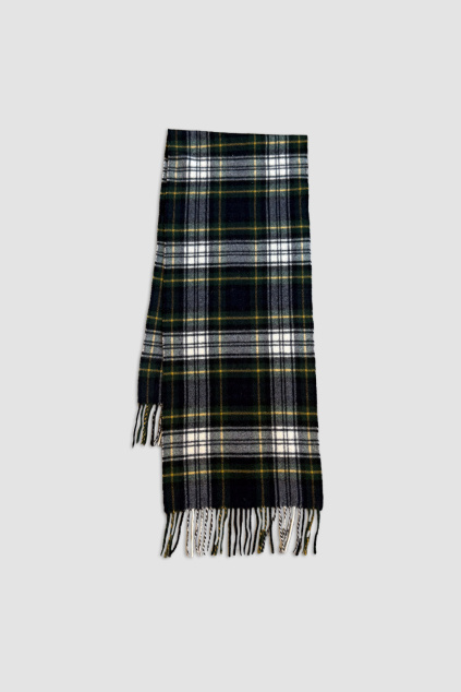 Zelená Károvaná Šála