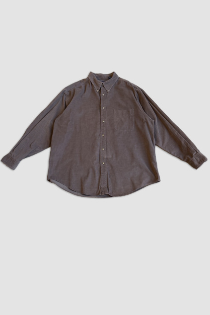 Hnědá Manšestrová Košile