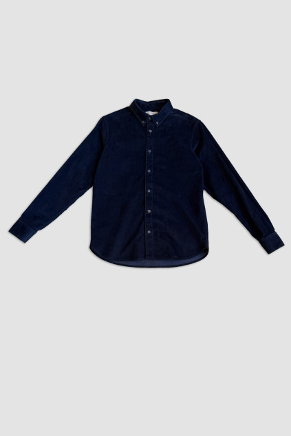 Modrá Manšestrová Košile