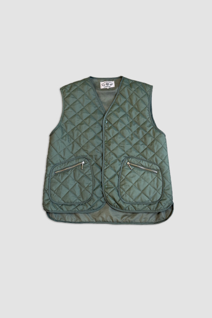 Zelená Prošívaná Vesta