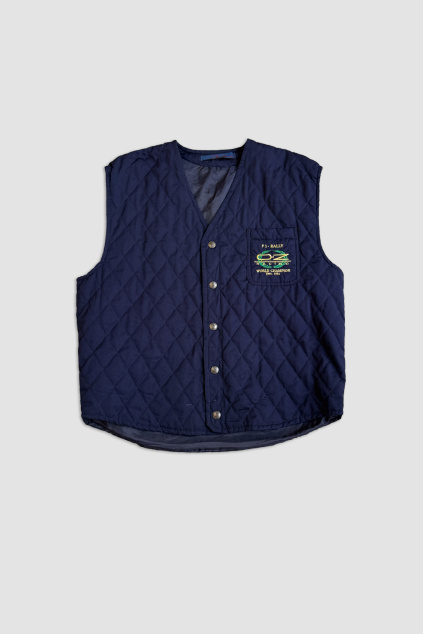 Modrá Prošívaná Vesta