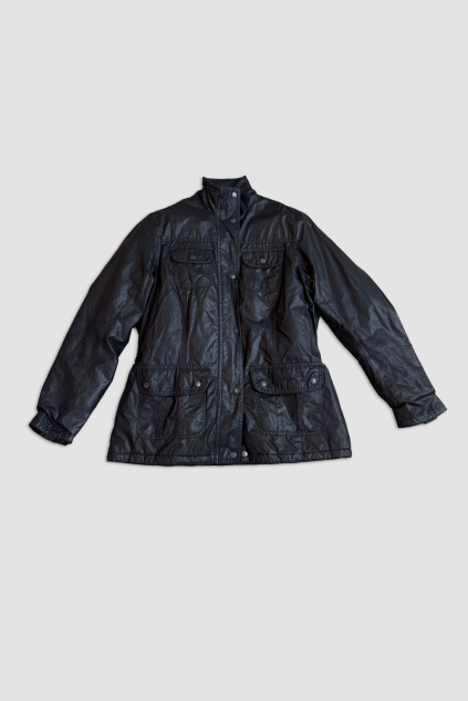 Černá Bunda Barbour Carbon Kate