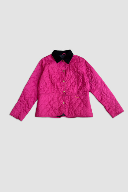 Růžová Prošívaná Bunda Barbour