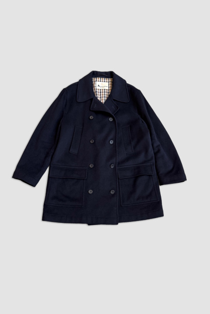 Tmavě Modrý Kabát Aquascutum