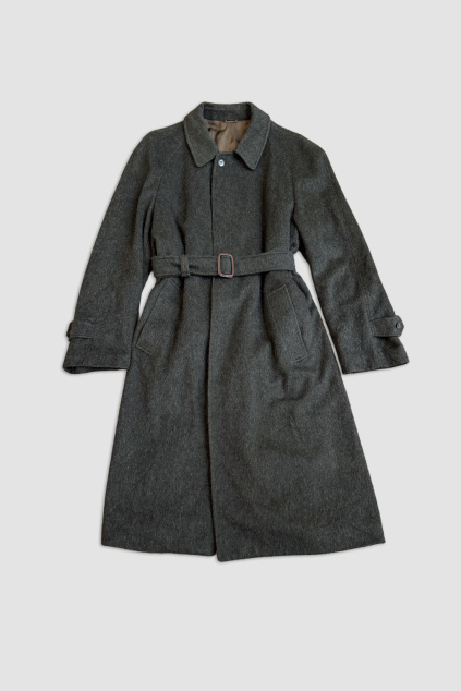 Zelený Vlněný Kabát