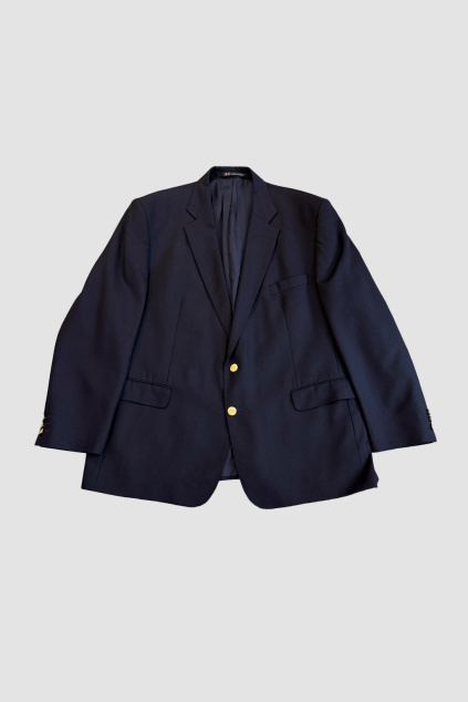 Tmavě Modré Vlněné Sako DAKS
