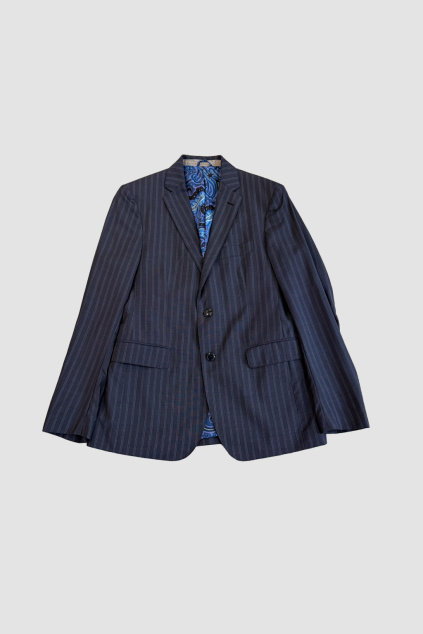 Vlněné Sako s Proužky