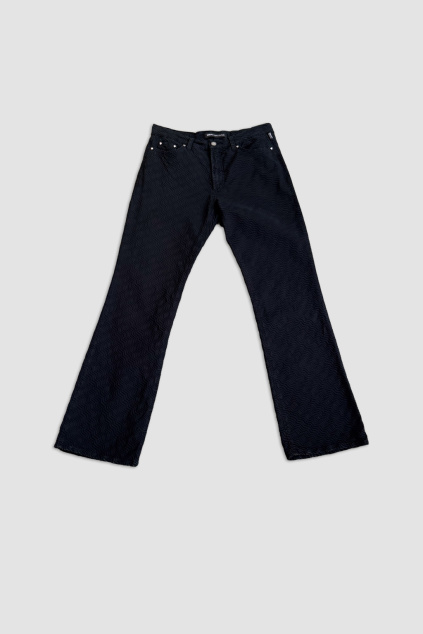 Černé Kalhoty Versace Jeans Couture