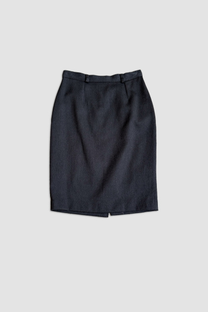 Šedá Vlněná Sukně