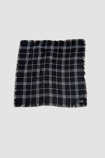 Černý Vzorovaný Šátek