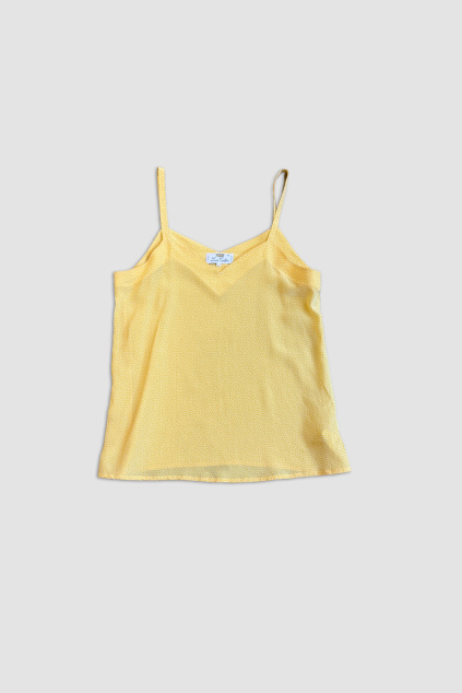 Hedvábné Puntíkované Tílko