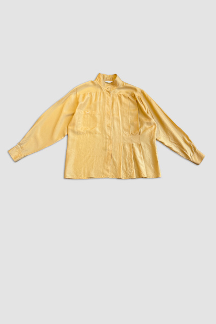 Žlutá Hedvábná Halenka