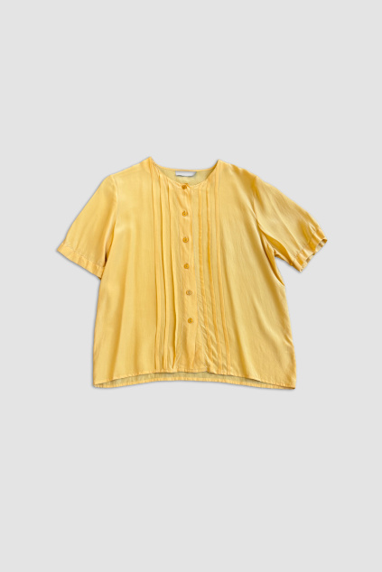 Žlutá Hedvábná Halenka