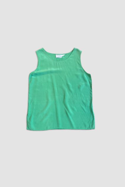 235268 zeleny hedvabny top
