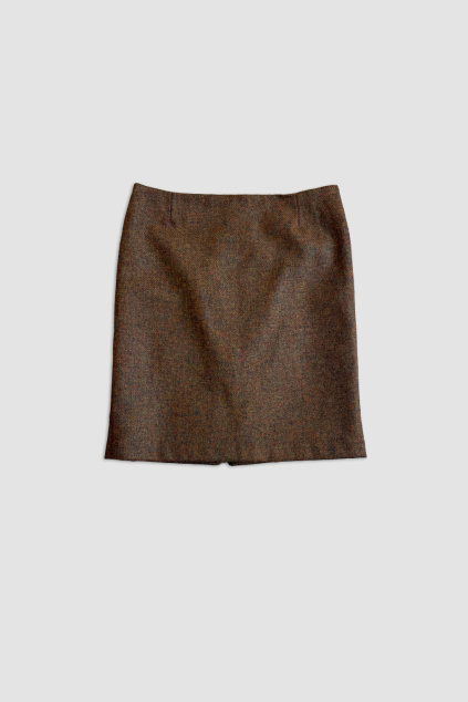Hnědá Vlněná Sukně