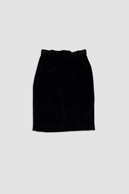 Černá Sametová Sukně