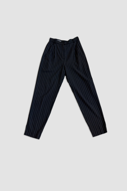 Černé Kalhoty s Proužky